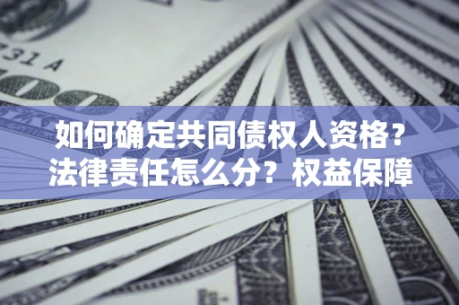 武汉如何确定共同债权人资格？法律责任怎么分？权益保障技巧揭秘！