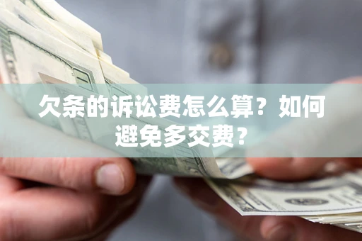 武汉欠条的诉讼费怎么算？如何避免多交费？