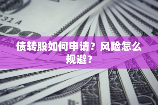 武汉债转股如何申请？风险怎么规避？