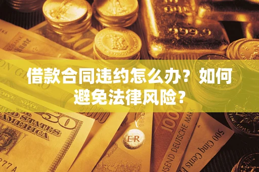武汉借款合同违约怎么办？如何避免法律风险？